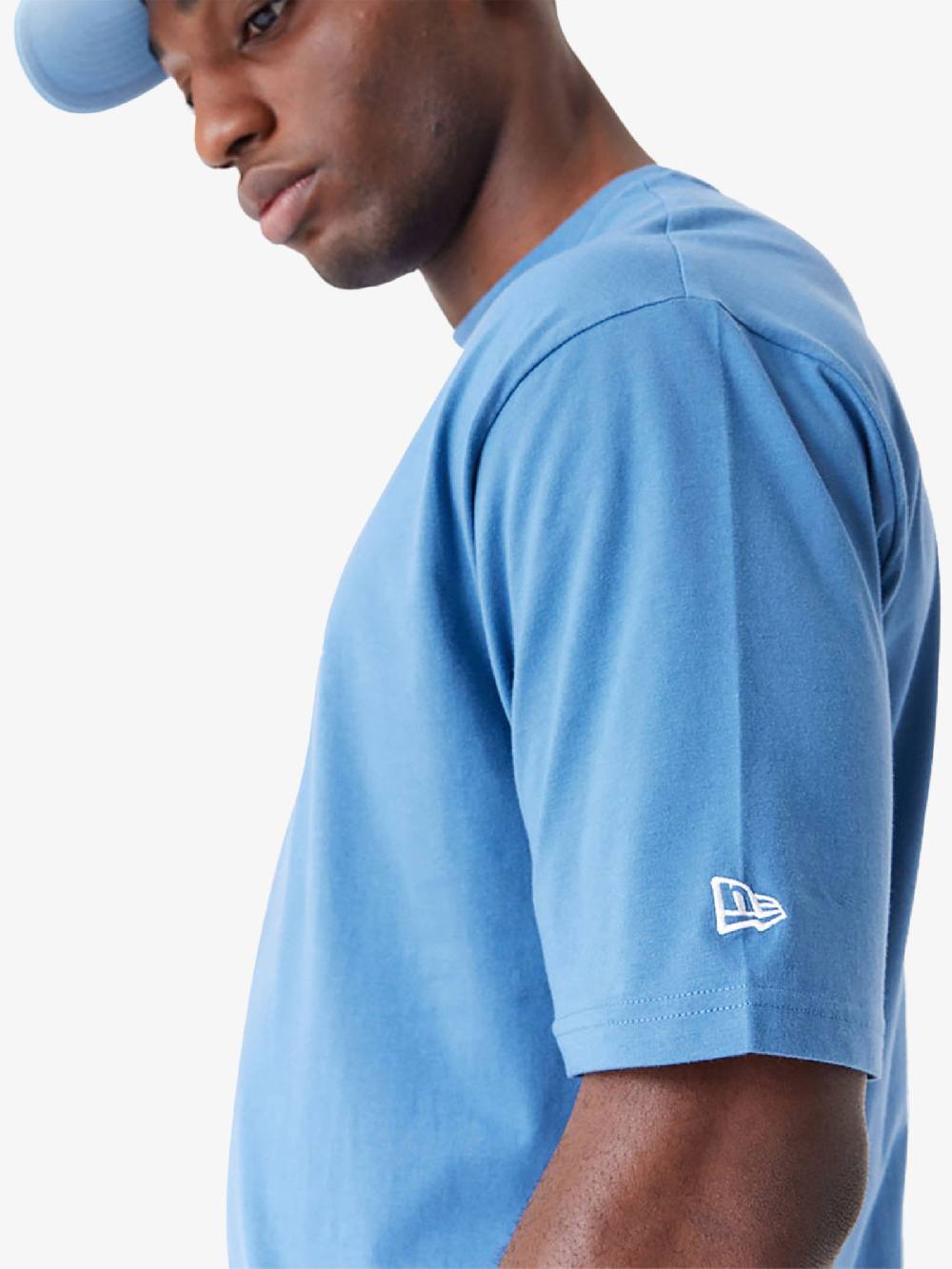 NEW ERA T-shirt Oversize LA Dodgers MLB World Series 60502659 uomo cotone azzurro Vendita Calda