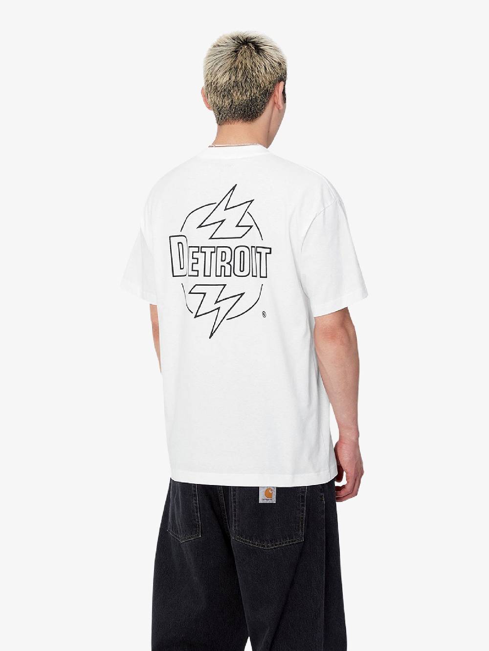 CARHARTT WIP T-shirt S/S Ablaze I033639_ uomo cotone bianco Moda