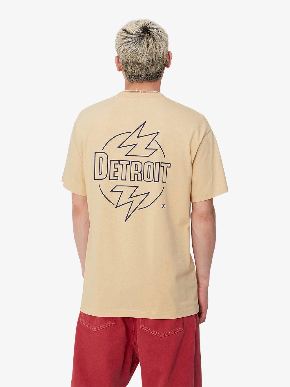 CARHARTT WIP T-shirt S/S Ablaze I033639_ uomo cotone beige 2025