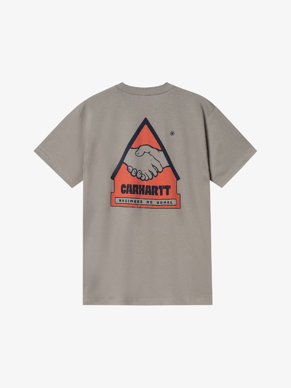 CARHARTT WIP T-shirt S/S Trade I033638_ uomo cotone grigio 2025
