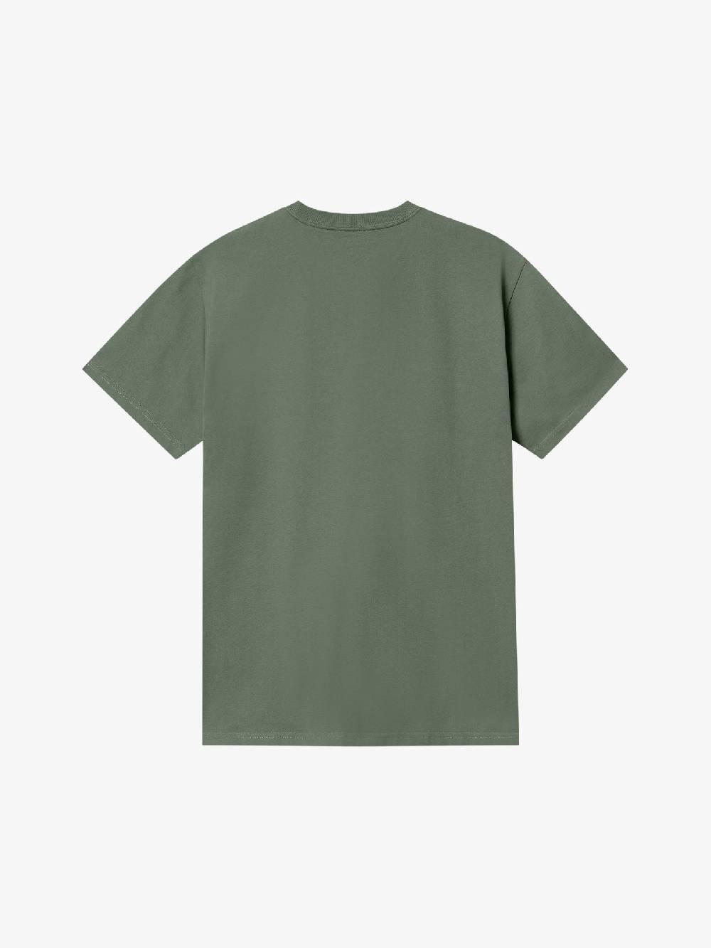 CARHARTT WIP T-shirt S/S Chase T-Shirt I026391_ uomo cotone verde Soddisfazione Garantita
