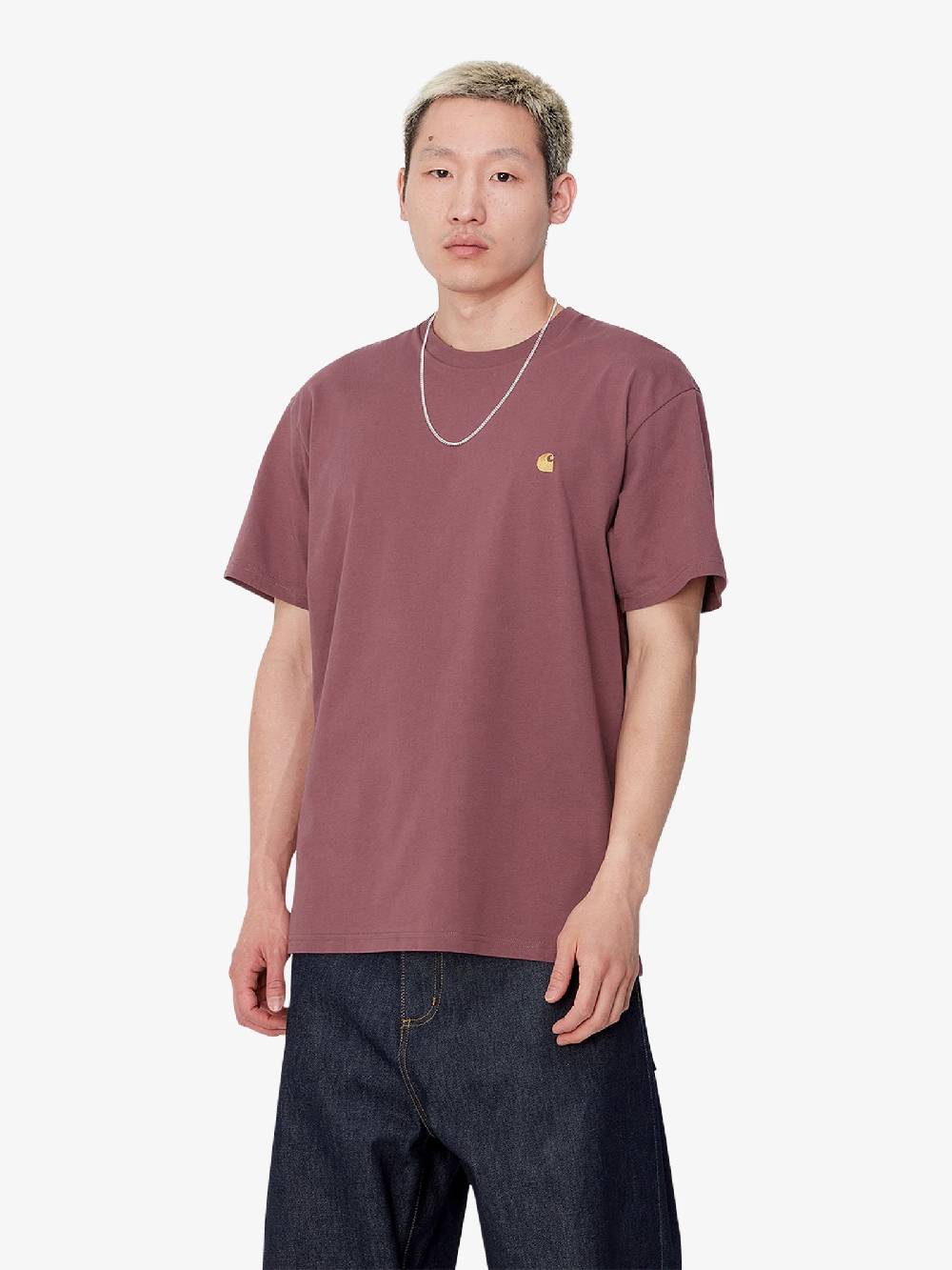 CARHARTT WIP T-Shirt S/S Chase I026391_00R_XX uomo in cotone bianco Qualità Garantita