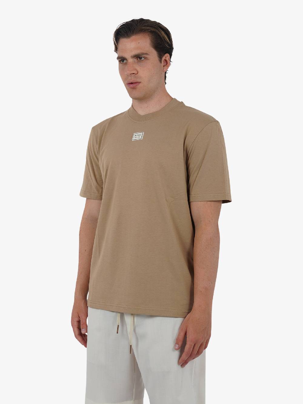 YES LONDON T-shirt XM4116 uomo cotone marrone Acquista Ora