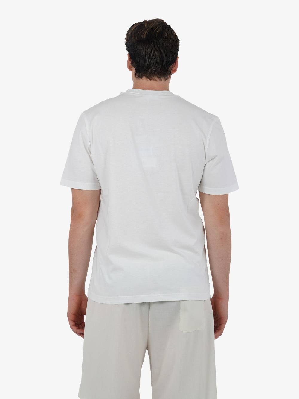 YES LONDON T-shirt XM4116 uomo cotone panna Shopping Online