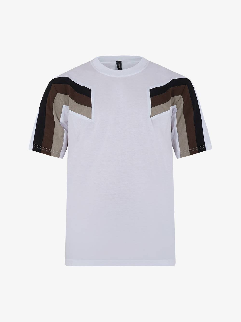 PRET A PORTER T-shirt girocollo con stampa M9M2752 uomo cotone bianco Affare Del Giorno