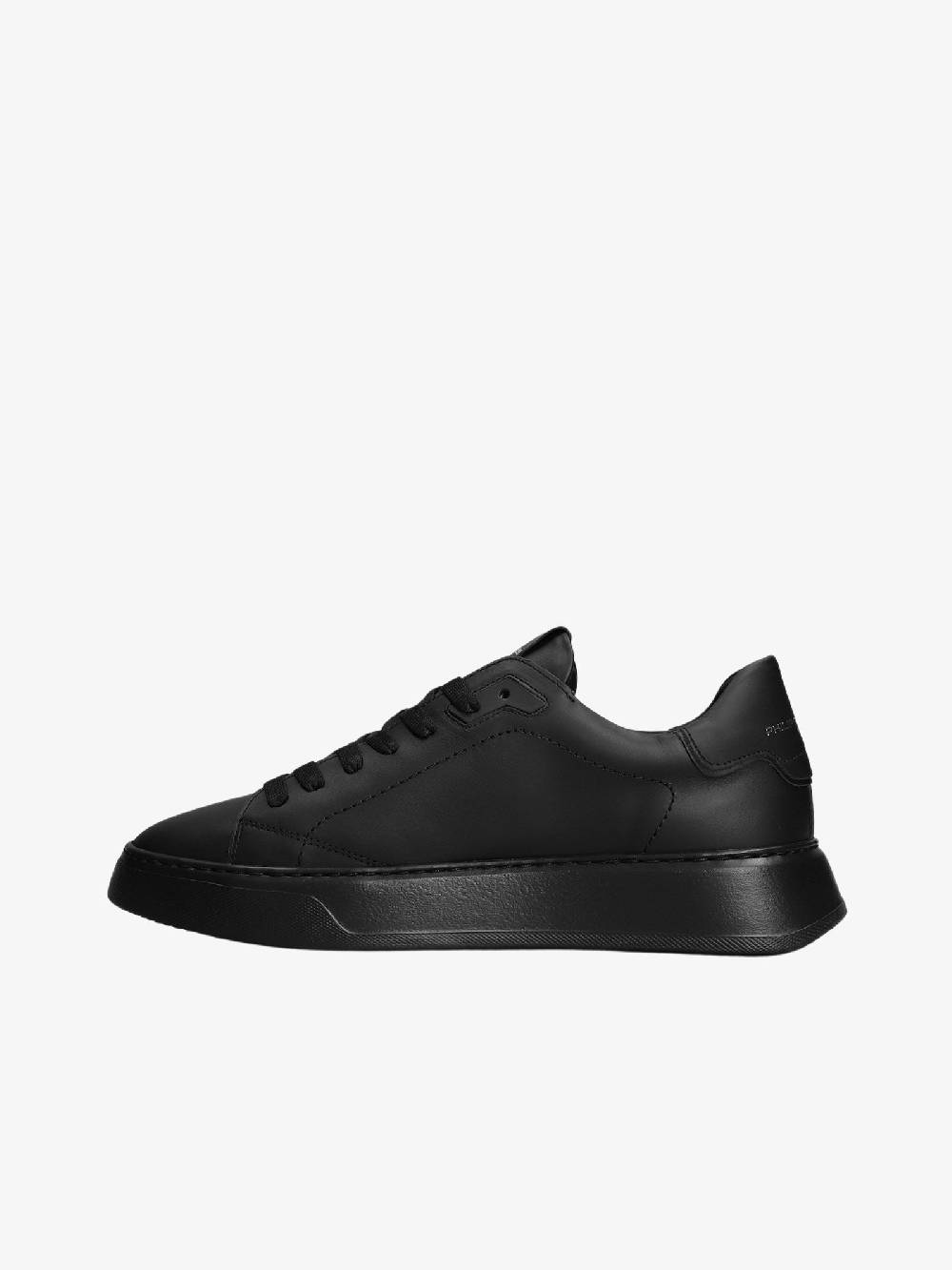 PHILIPPE MODEL Sneaker Temple Veau - Noir Blanc Prezzo Ridotto
