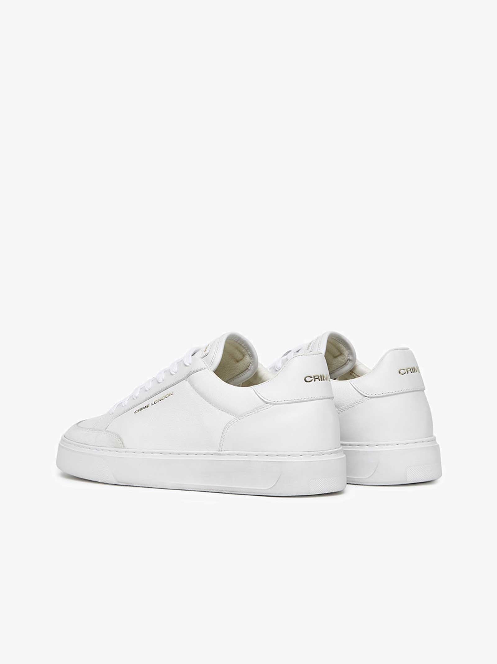 CRIME LONDON Sneakers Eclipse 17670PP6 uomo pelle bianco Sottocosto
