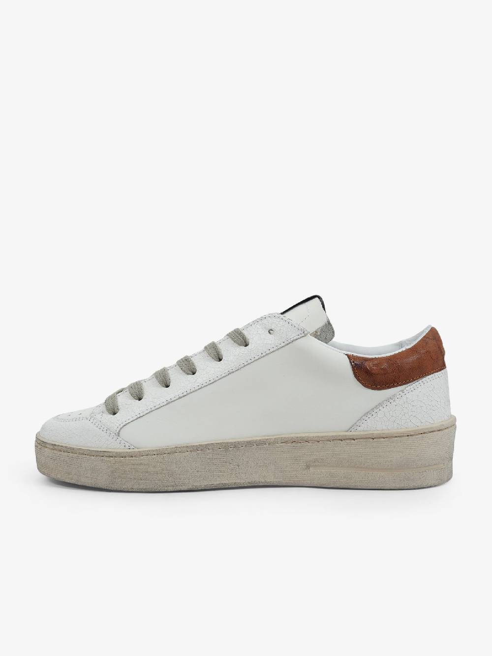 AMA BRAND Sneakers 2769 uomo pelle bianco Presa