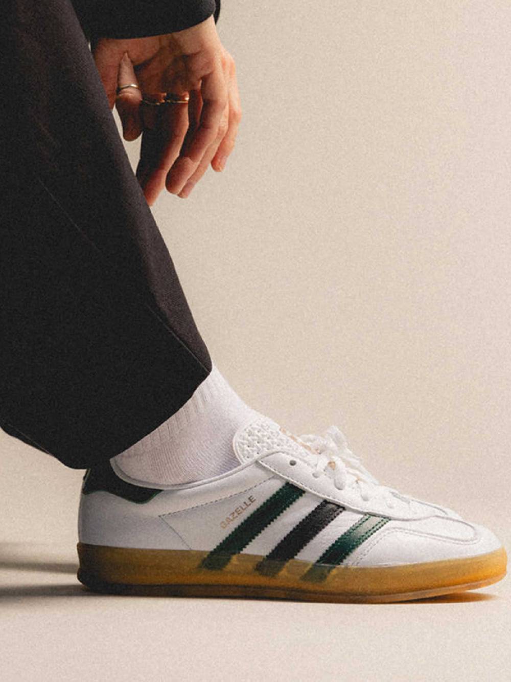 ADIDAS Sneakers GAZELLE INDOOR W IE2957 pelle bianco I Più Venduti