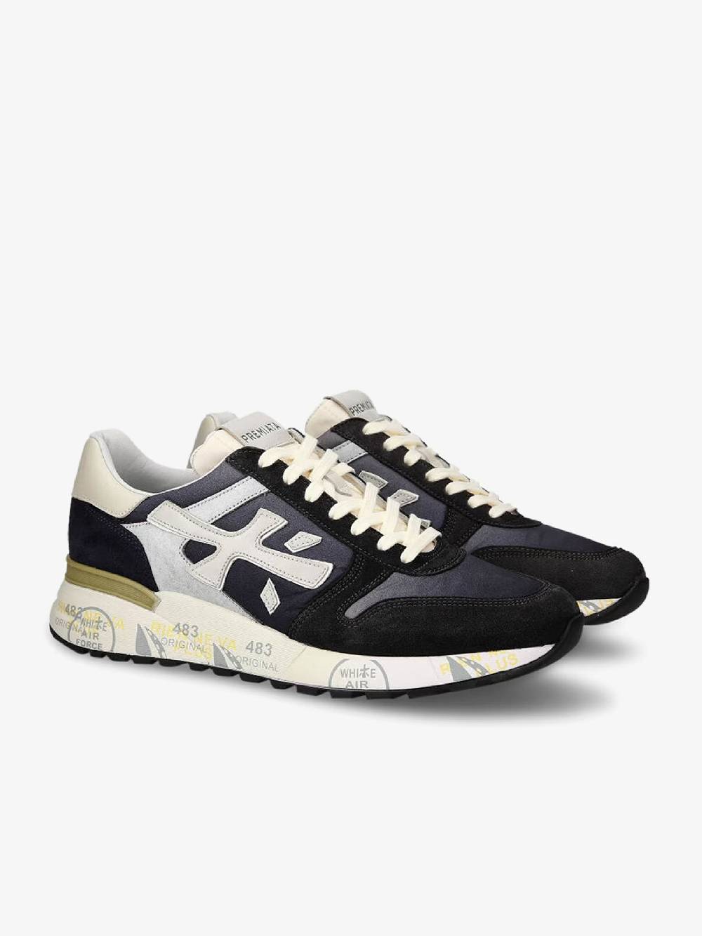 PREMIATA Sneakers MICK 6618 uomo pelle blu Negozio