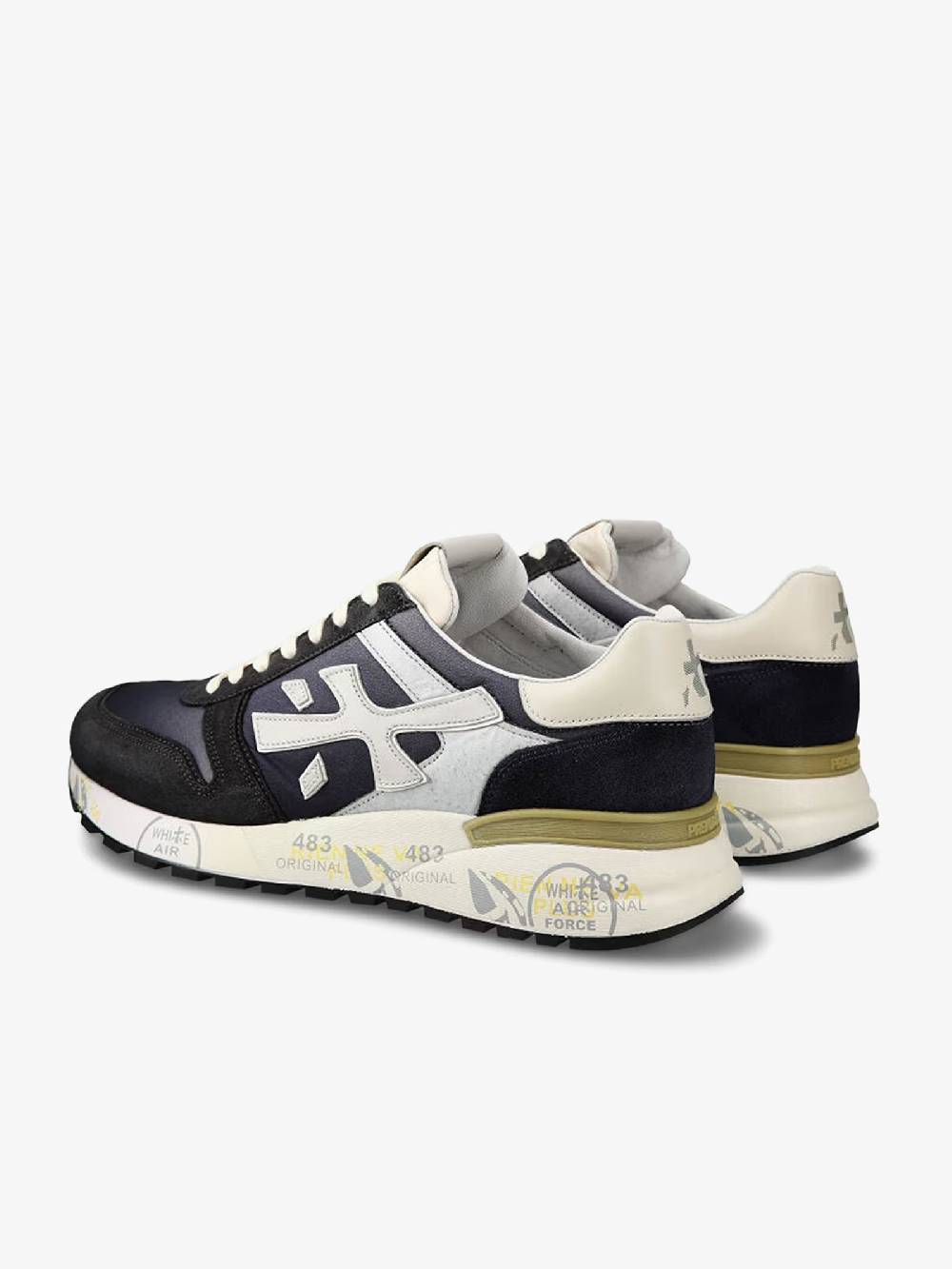 PREMIATA Sneakers MICK 6618 uomo pelle blu Negozio