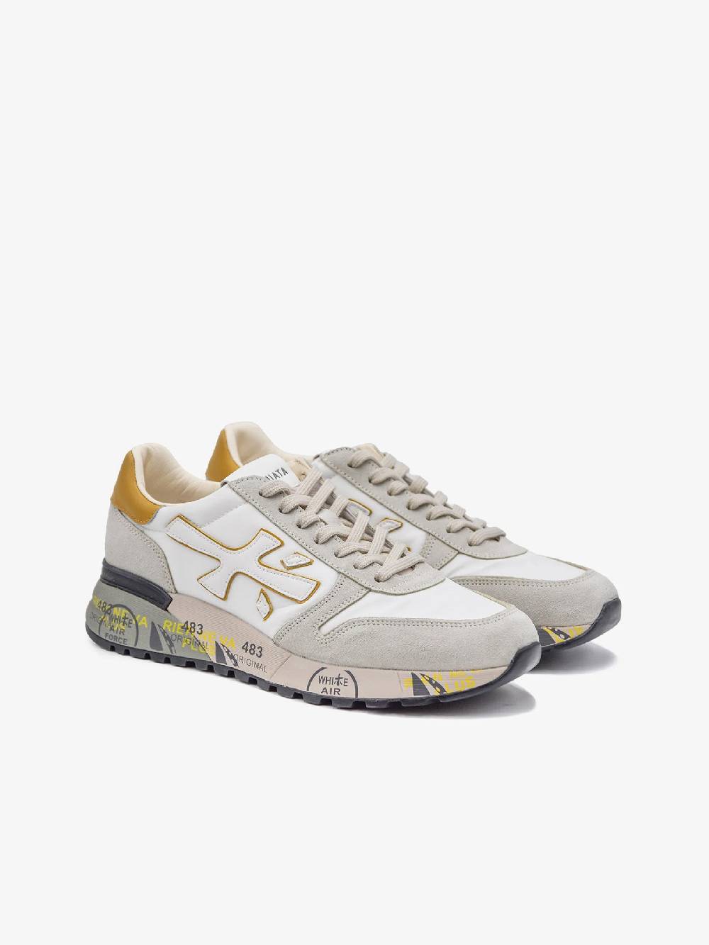 PREMIATA Sneakers MICK 6613 uomo pelle bianco Offerte speciali