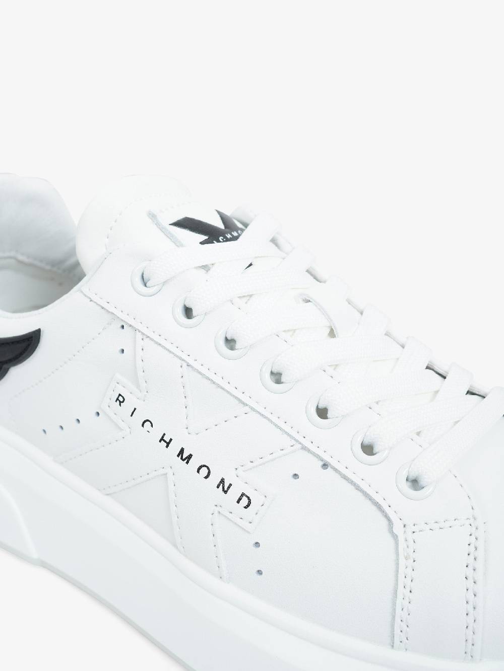 JOHN RICHMOND Sneakers 22203/CP uomo in pelle bianco 2025