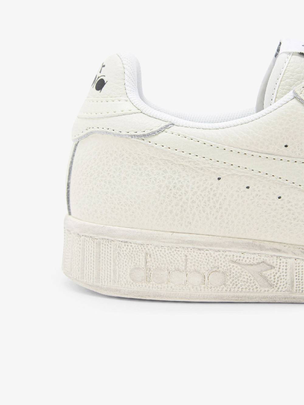 DIADORA Sneakers Game L Low Waxed 501.178301_ uomo in pelle bianco In Linea