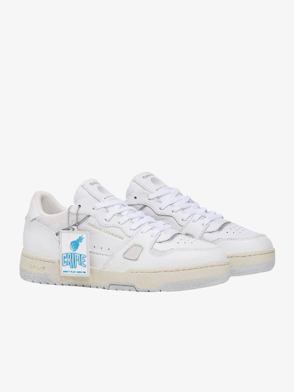 CRIME LONDON Sneaker Off Court OG uomo bianco Affare Del Giorno