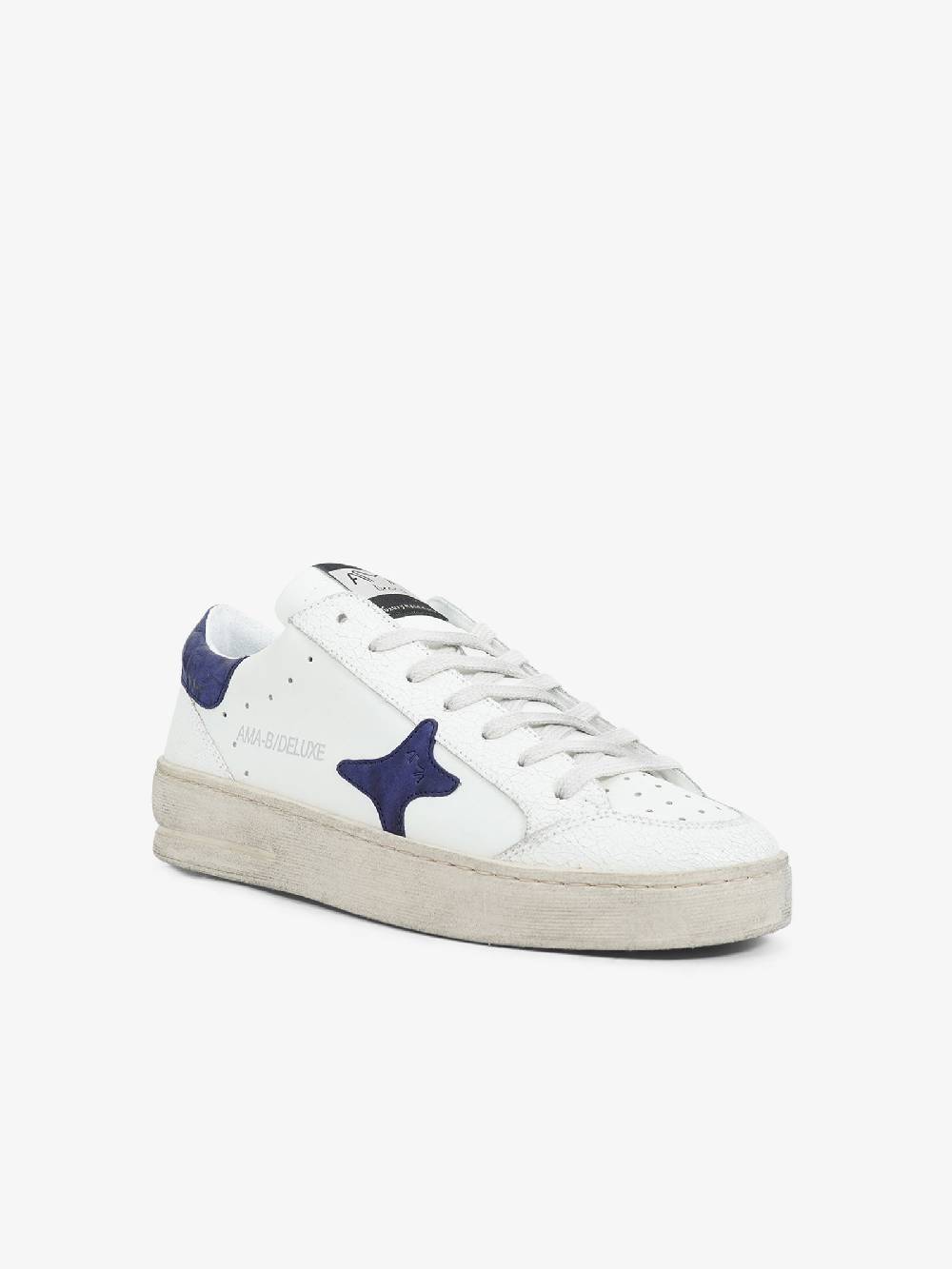 AMA BRAND Sneakers 2775 uomo in pelle bianco Convenienza