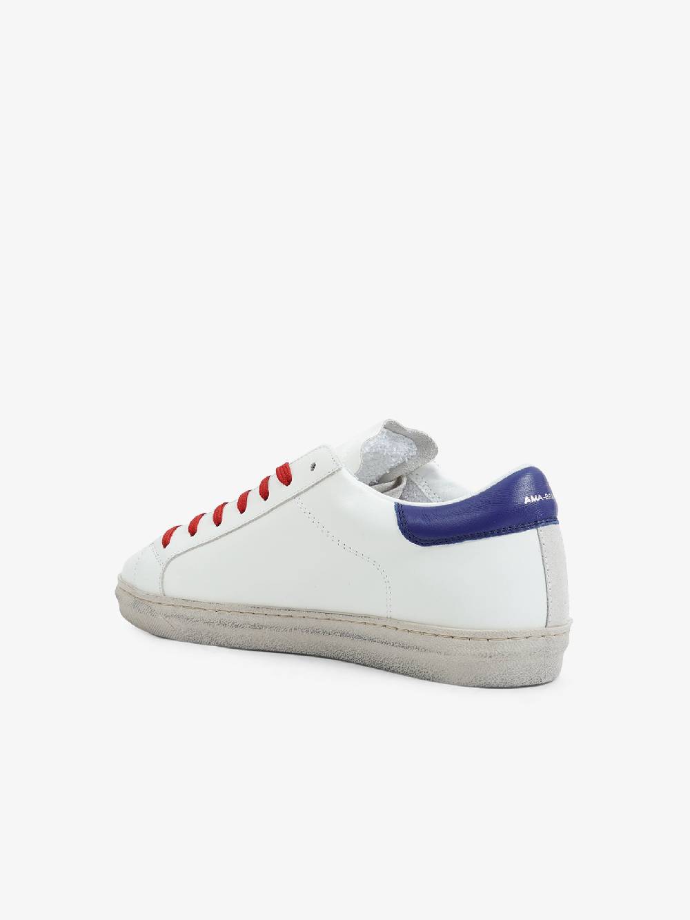 AMA BRAND Sneakers 2737 uomo in pelle bianco Novità