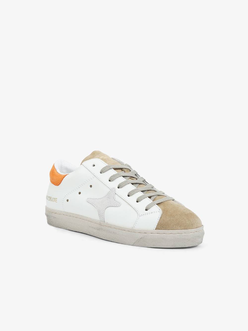 AMA BRAND Sneakers 2736 uomo in pelle bianco Presa