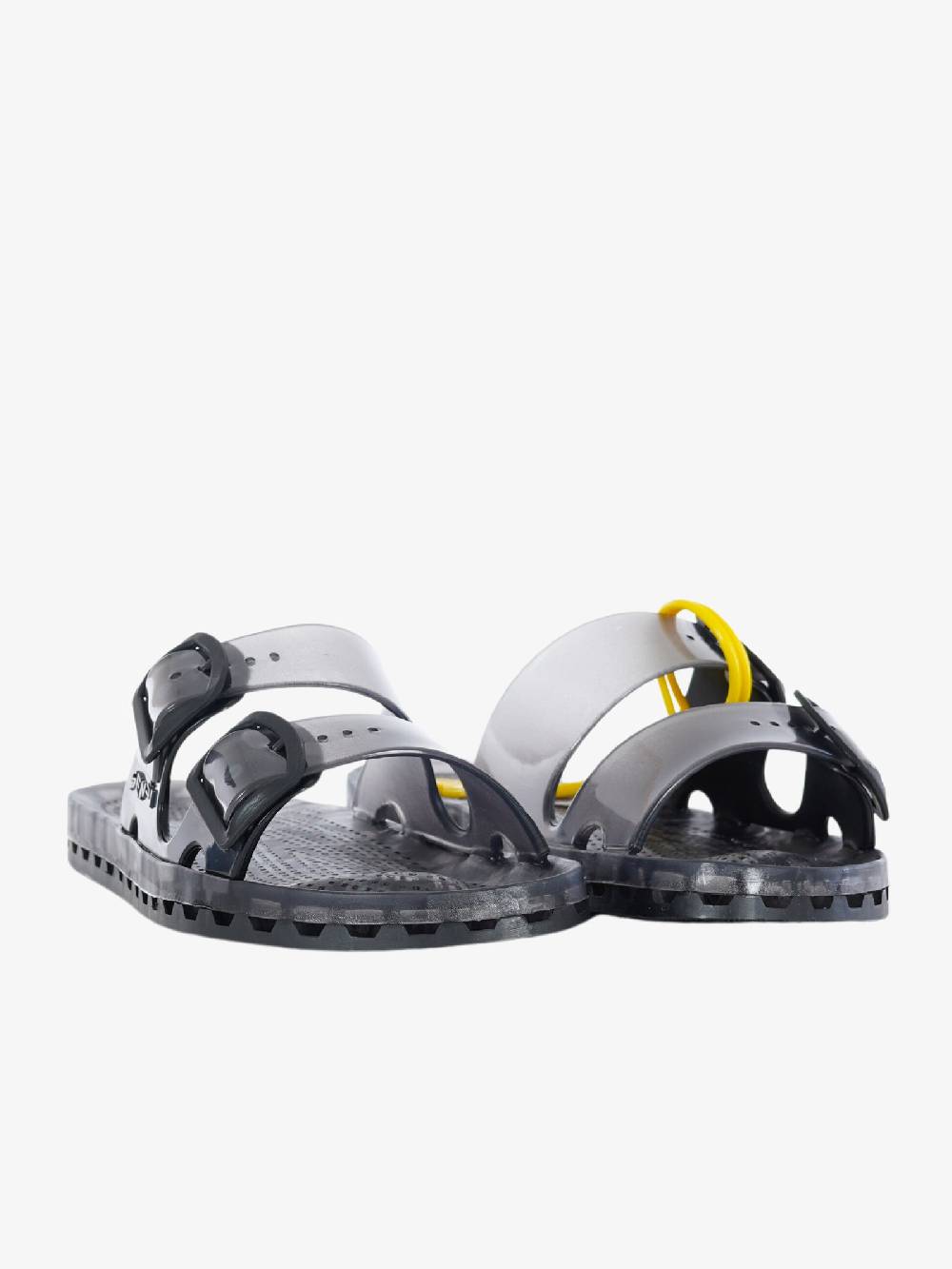 SENSI Ciabatte la jolla black fluo 4151/BF grigio Saldi Di Fabbrica