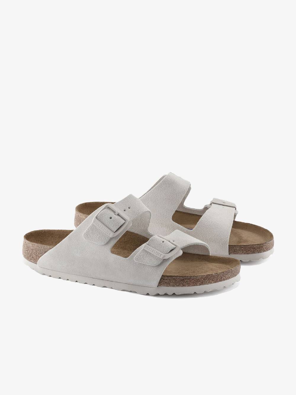 BIRKENSTOCK Ciabatte Arizona SFB uomo panna Vendite Flash