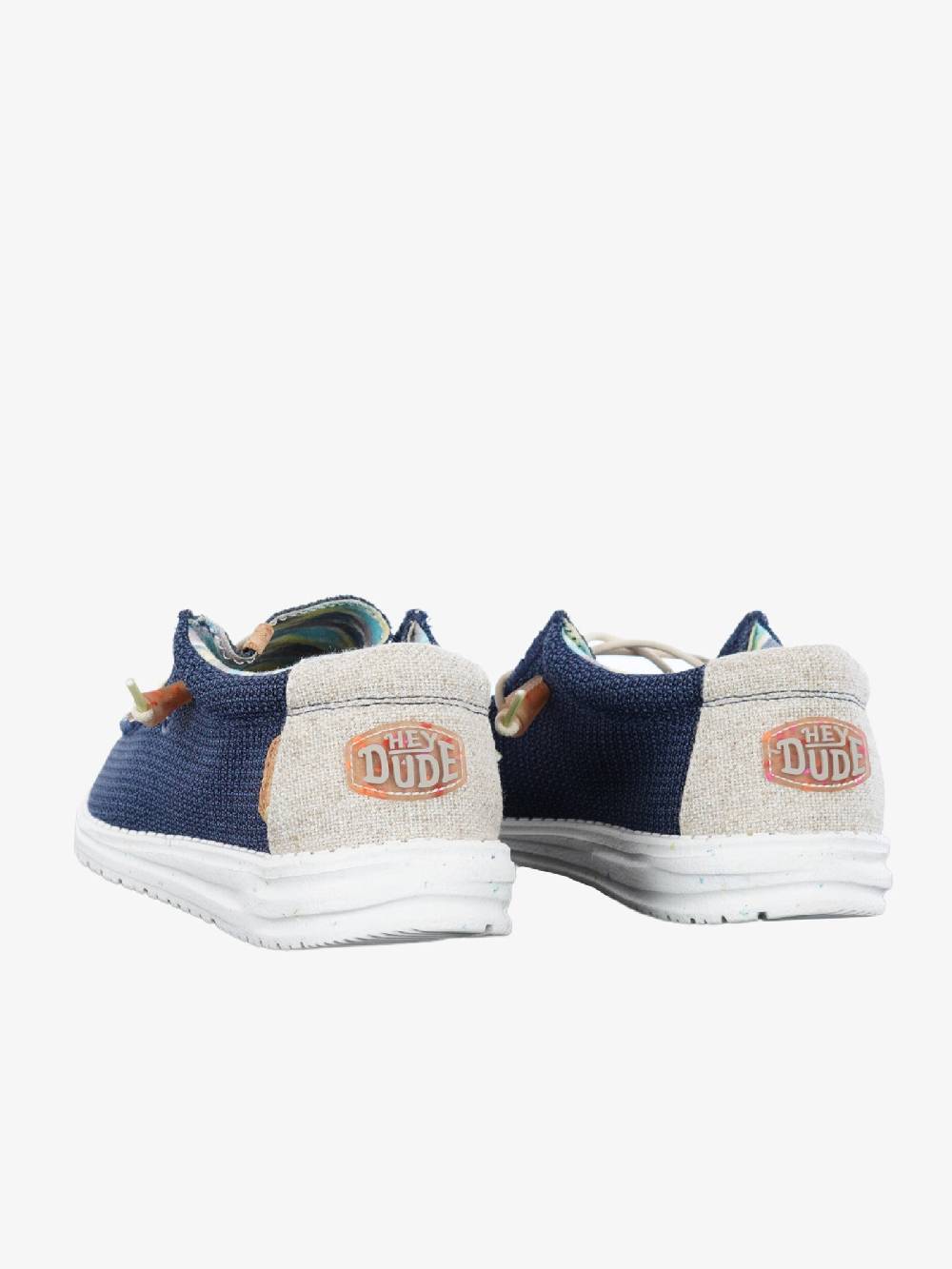 HEY DUDE Mocassini Wally Stretch uomo blu 2025
