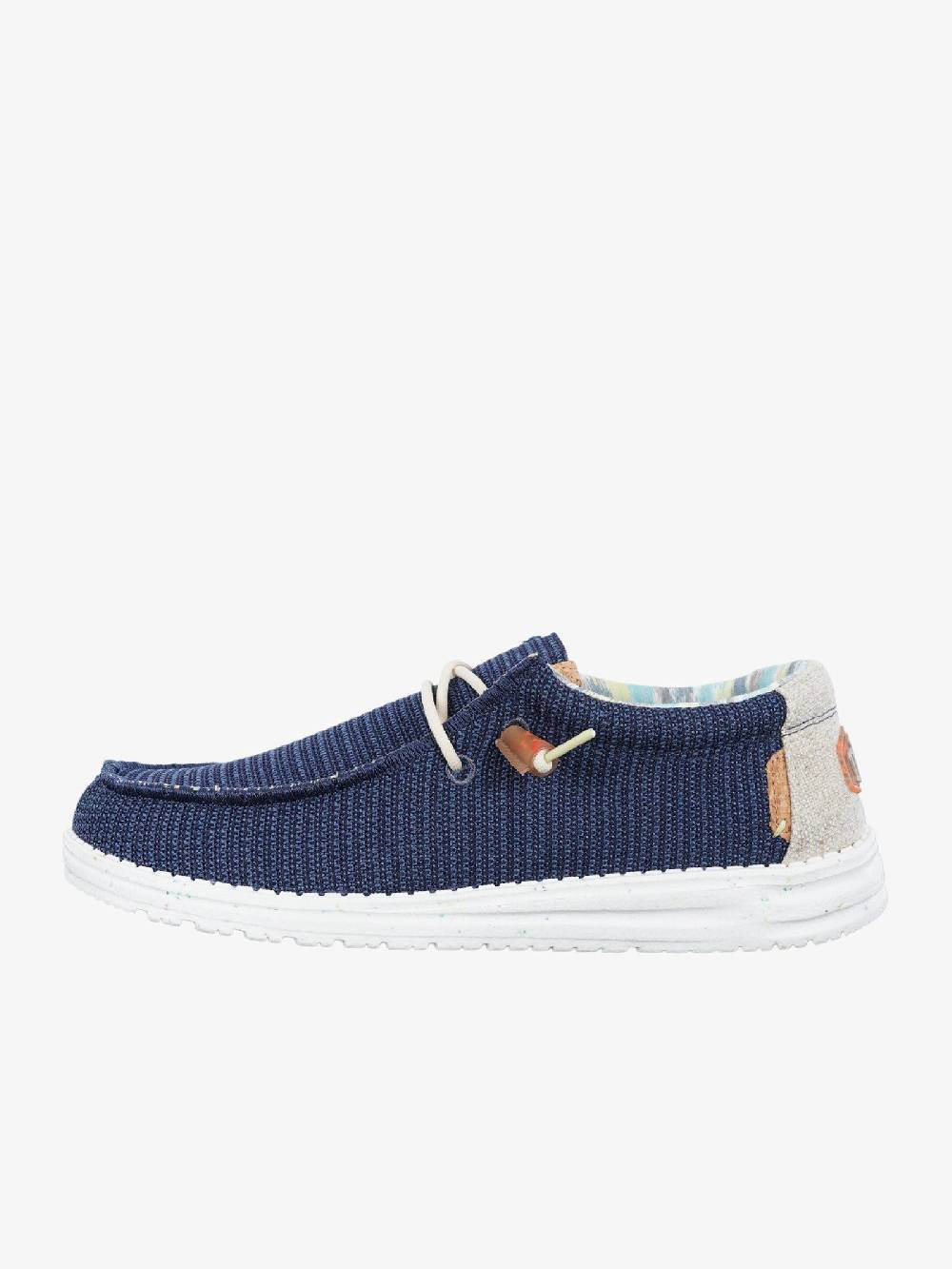 HEY DUDE Mocassini Wally Stretch uomo blu 2025