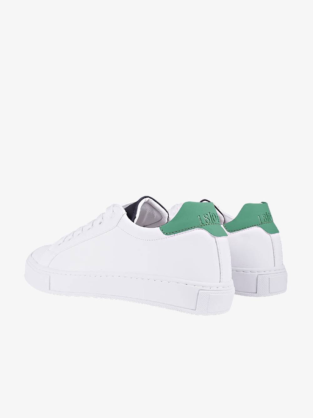 ANDREWE Scarpe basse in pelle uomo bianche Sottocosto