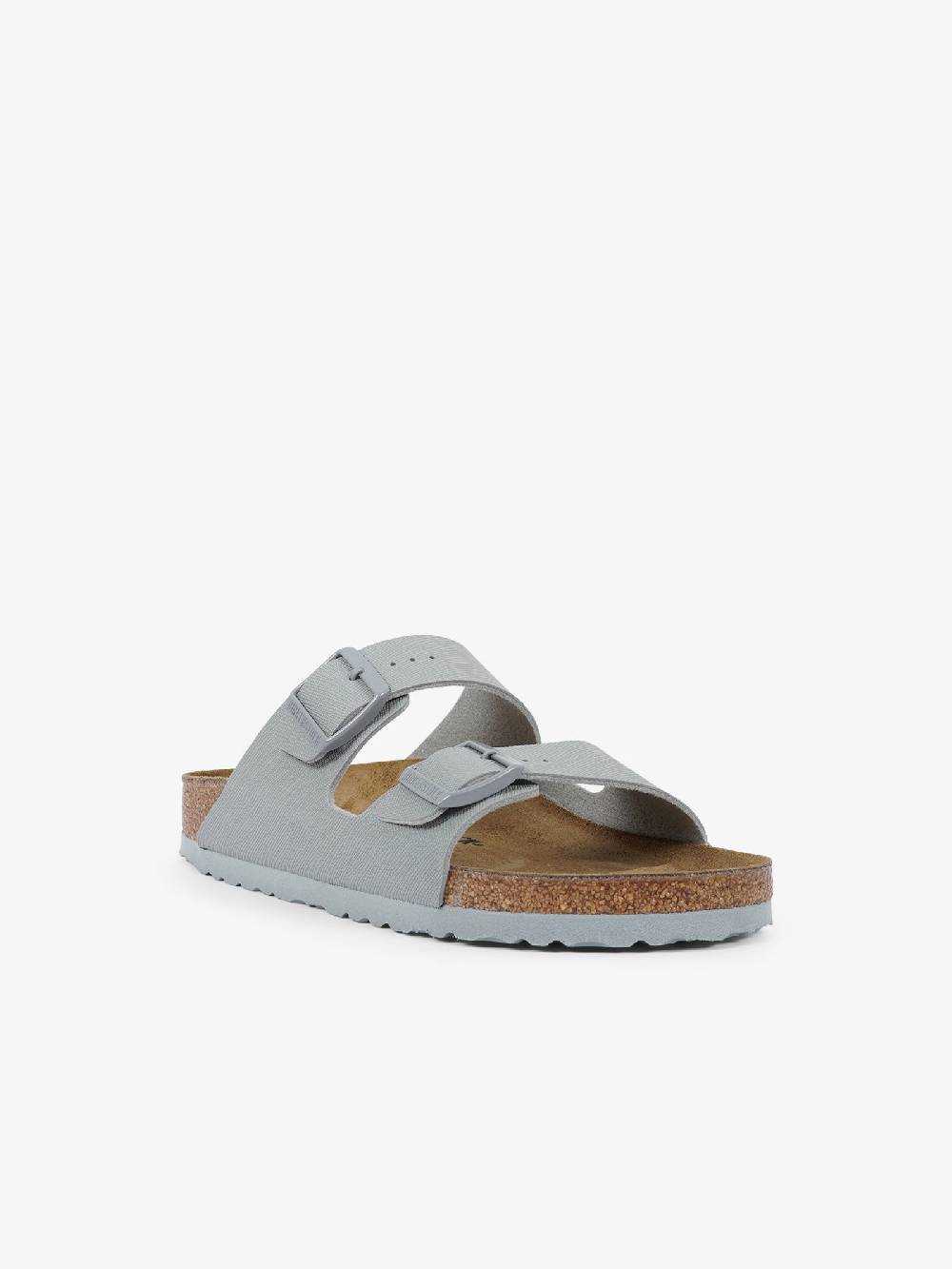 BIRKENSTOCK Ciabatte arizona saffiano 1026454 grigio Saldi
