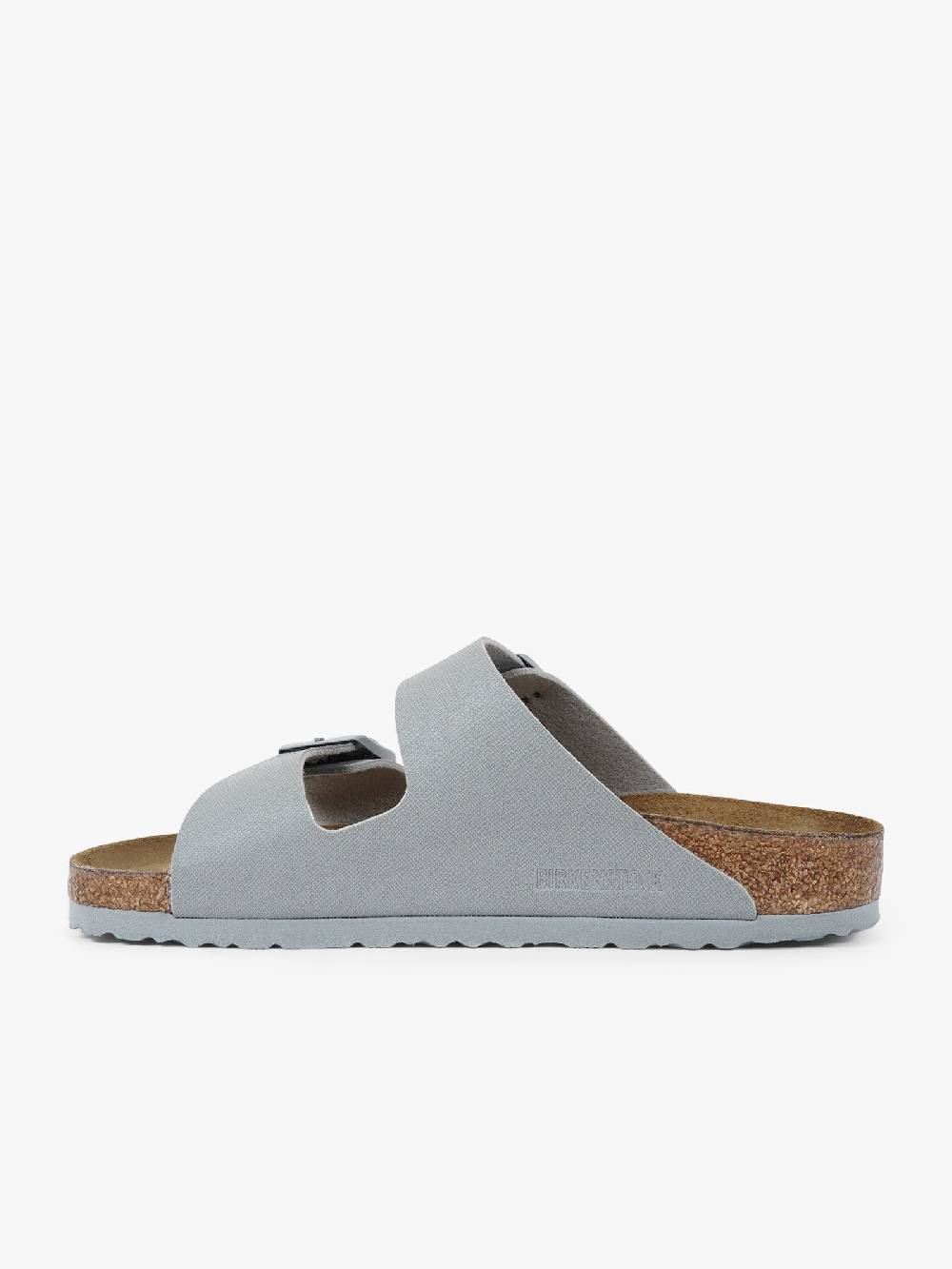 BIRKENSTOCK Ciabatte arizona saffiano 1026454 grigio Saldi