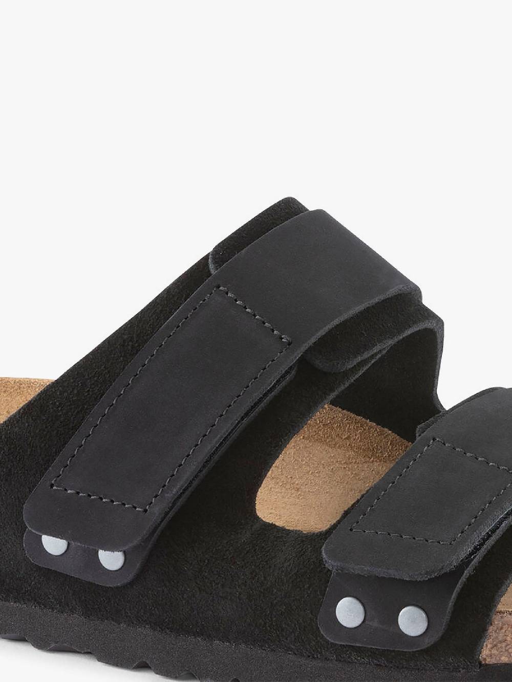 BIRKENSTOCK Ciabatte uji 1024832 pelle nero Nuovo