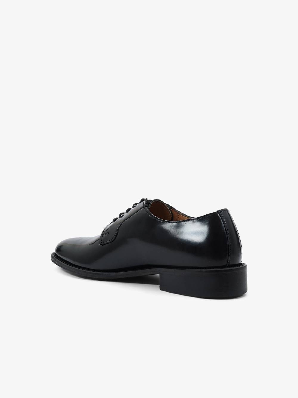 ROGAL'S Stringate OXFORD 6 uomo pelle nero Promozione