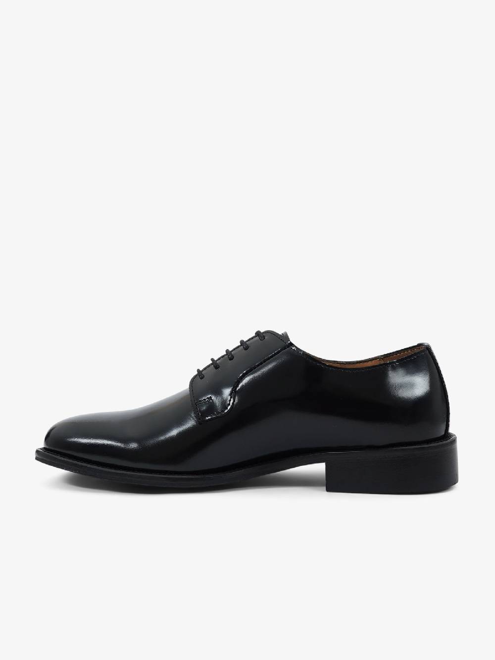 ROGAL'S Stringate OXFORD 6 uomo pelle nero Promozione