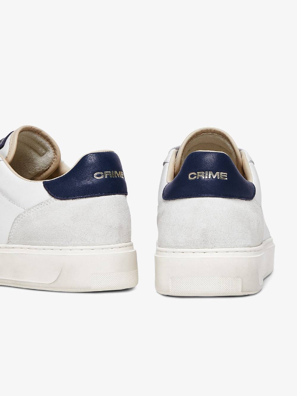 CRIME LONDON Sneakers ECLIPSE 17673PP6 uomo pelle bianco Fino Al -60%