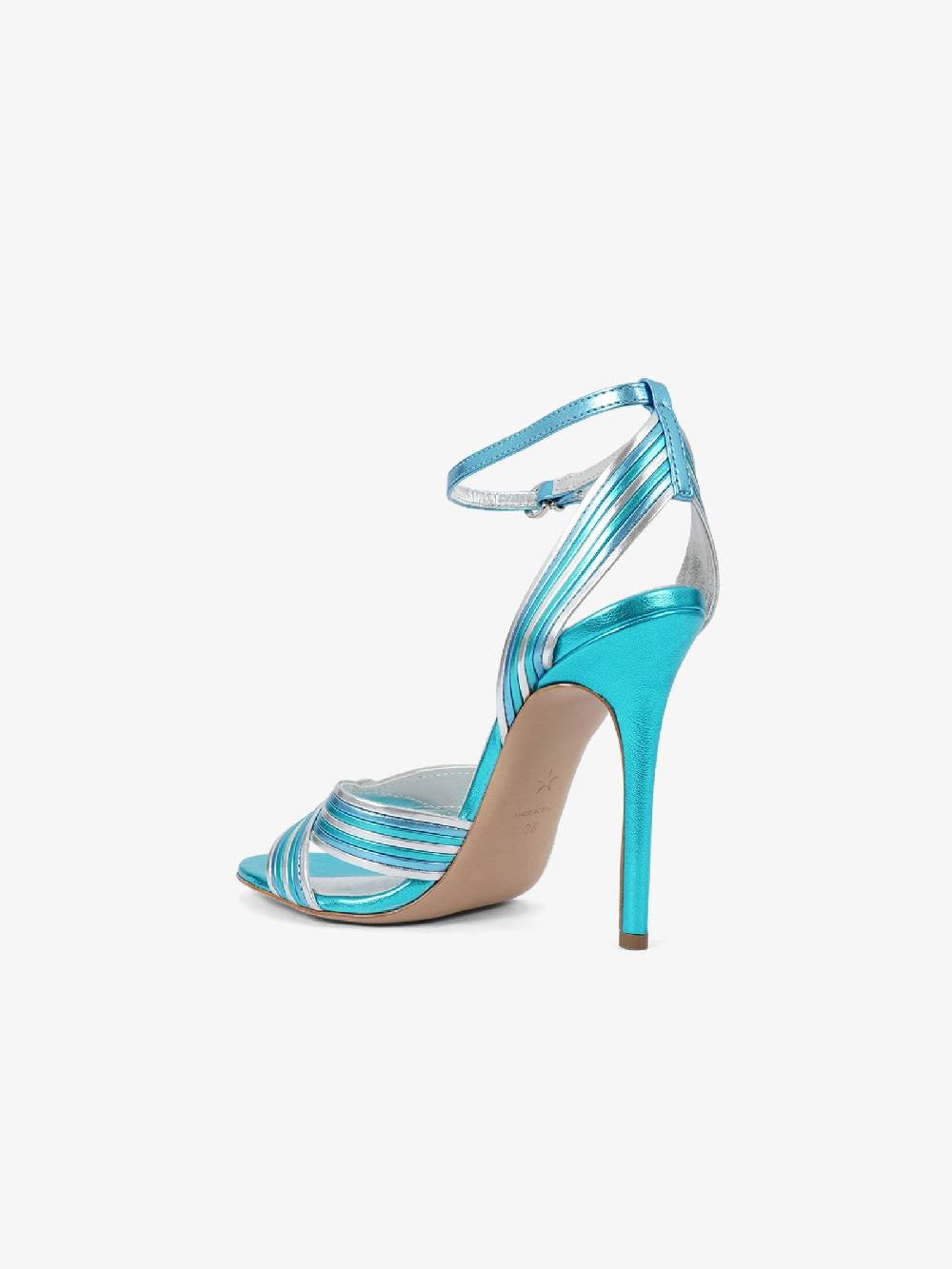 MARC ELLIS Sandali con tacco CYGNUS donna pelle azzurro Online