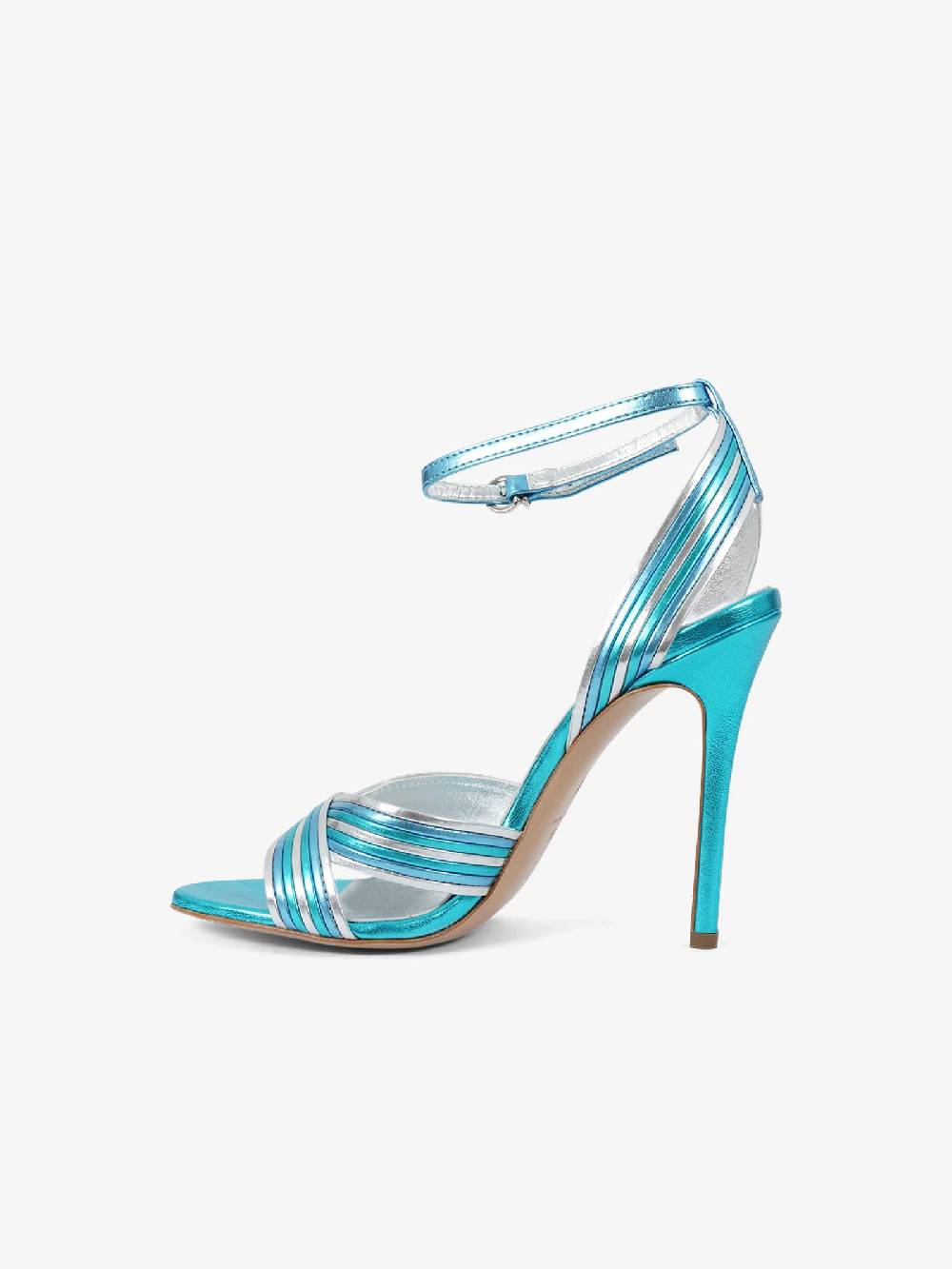 MARC ELLIS Sandali con tacco CYGNUS donna pelle azzurro Online