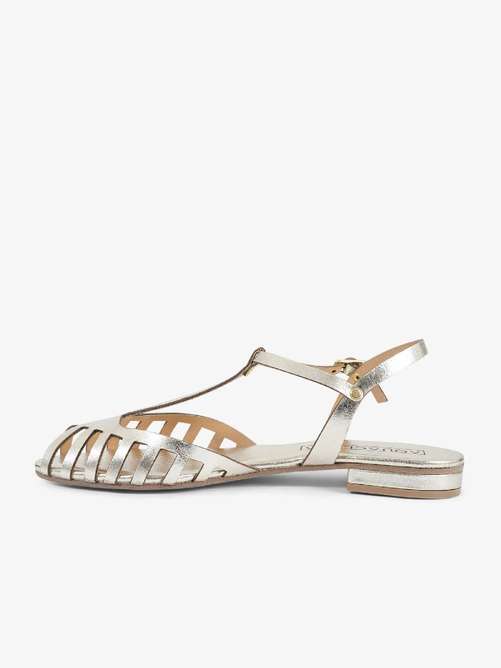 AQUACLARA Sandali bassi STROMBOLI-20 donna pelle oro Vendita