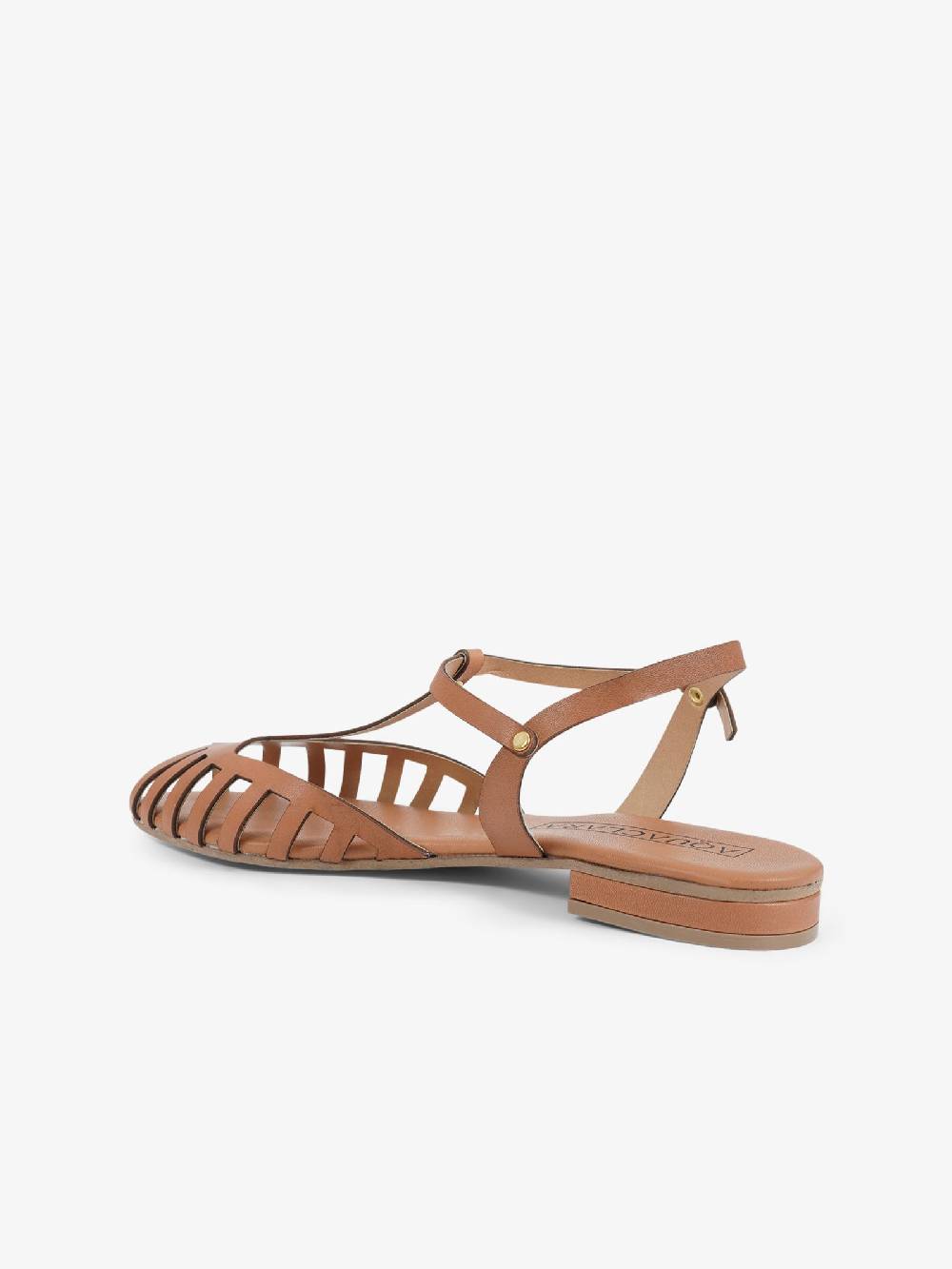 AQUACLARA Sandali bassi STROMBOLI-20 donna pelle marrone Promozione