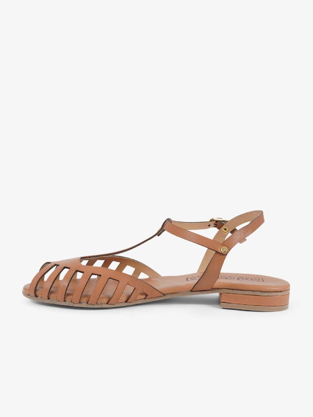 AQUACLARA Sandali bassi STROMBOLI-20 donna pelle marrone Promozione