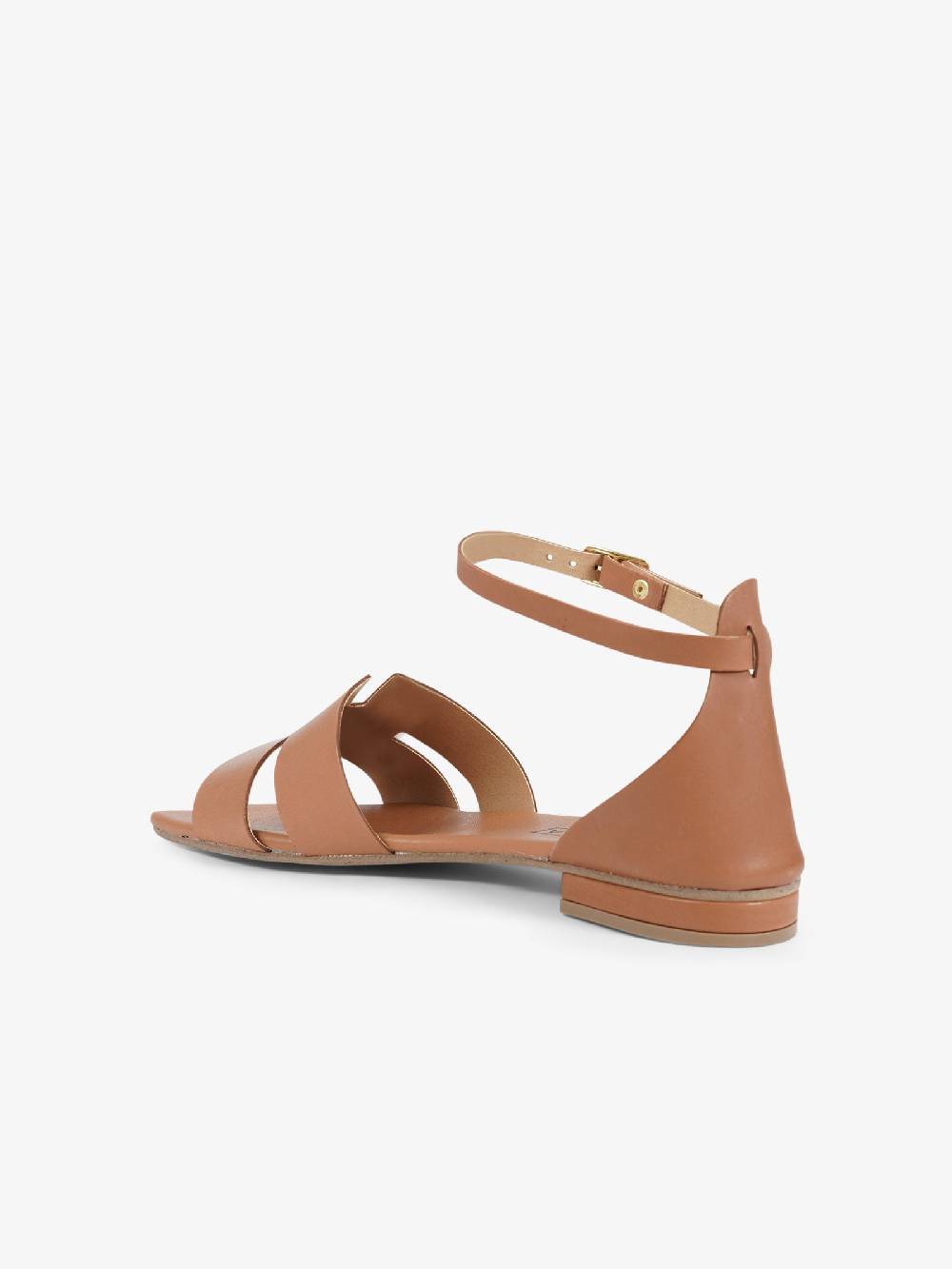 AQUACLARA Sandali bassi MILOS-20 donna pelle marrone Soddisfazione Garantita
