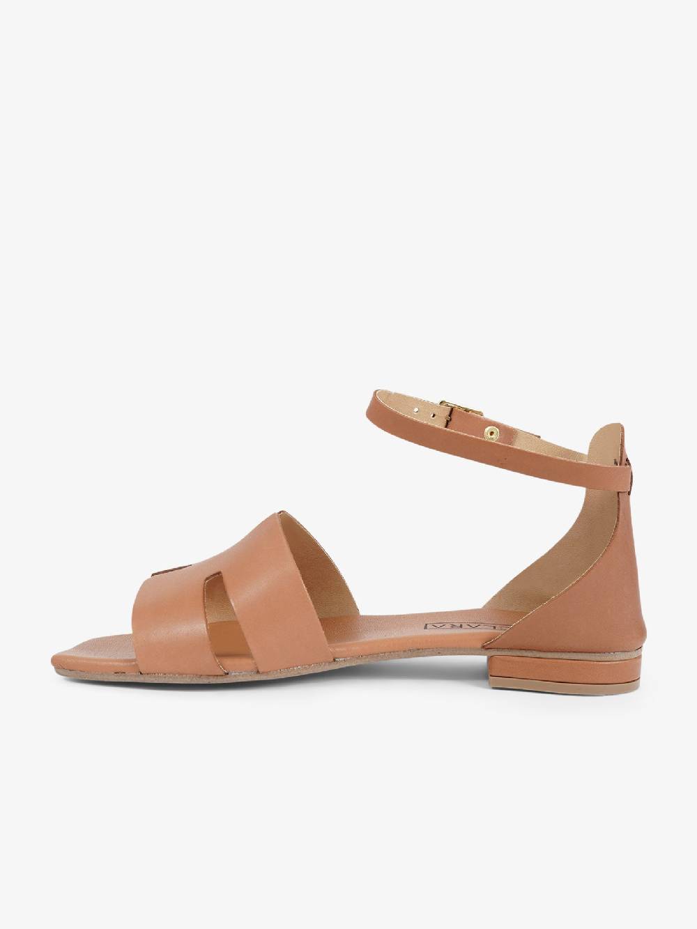 AQUACLARA Sandali bassi MILOS-20 donna pelle marrone Soddisfazione Garantita
