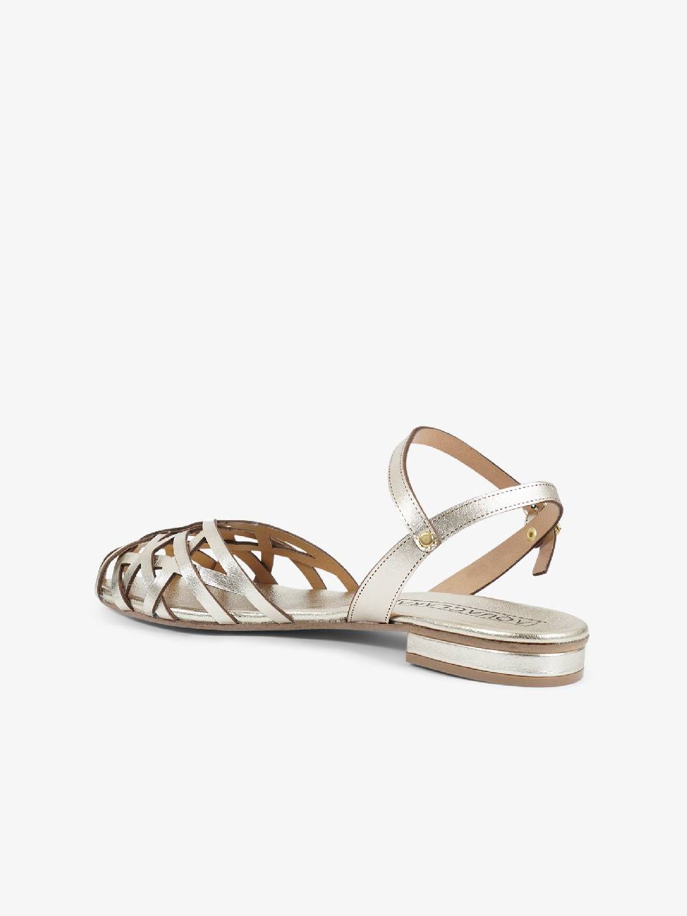 AQUACLARA Sandali bassi ITACA-20 donna pelle oro Qualità Garantita