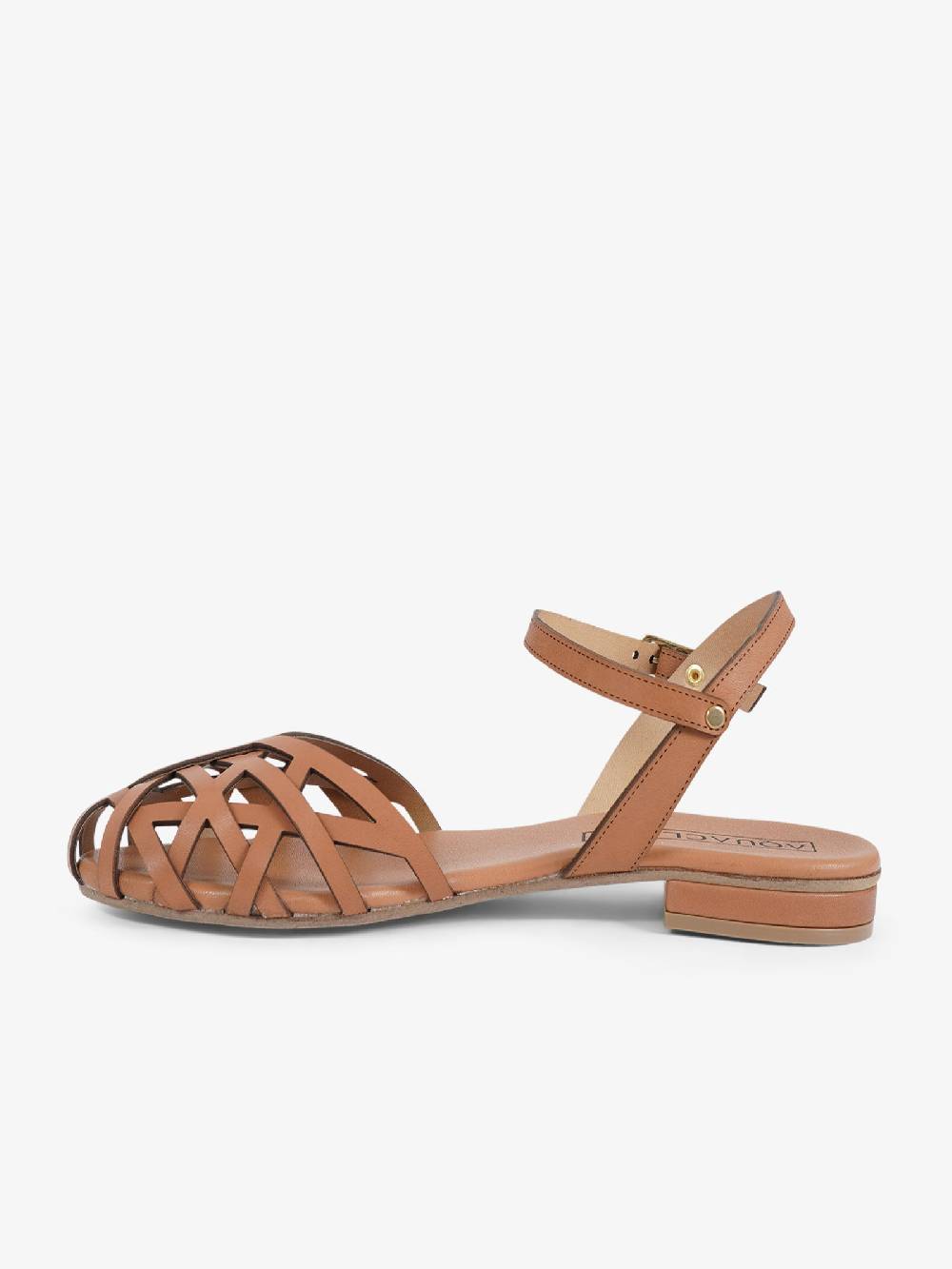 AQUACLARA Sandali bassi ITACA-20 donna pelle marrone Negozi Online