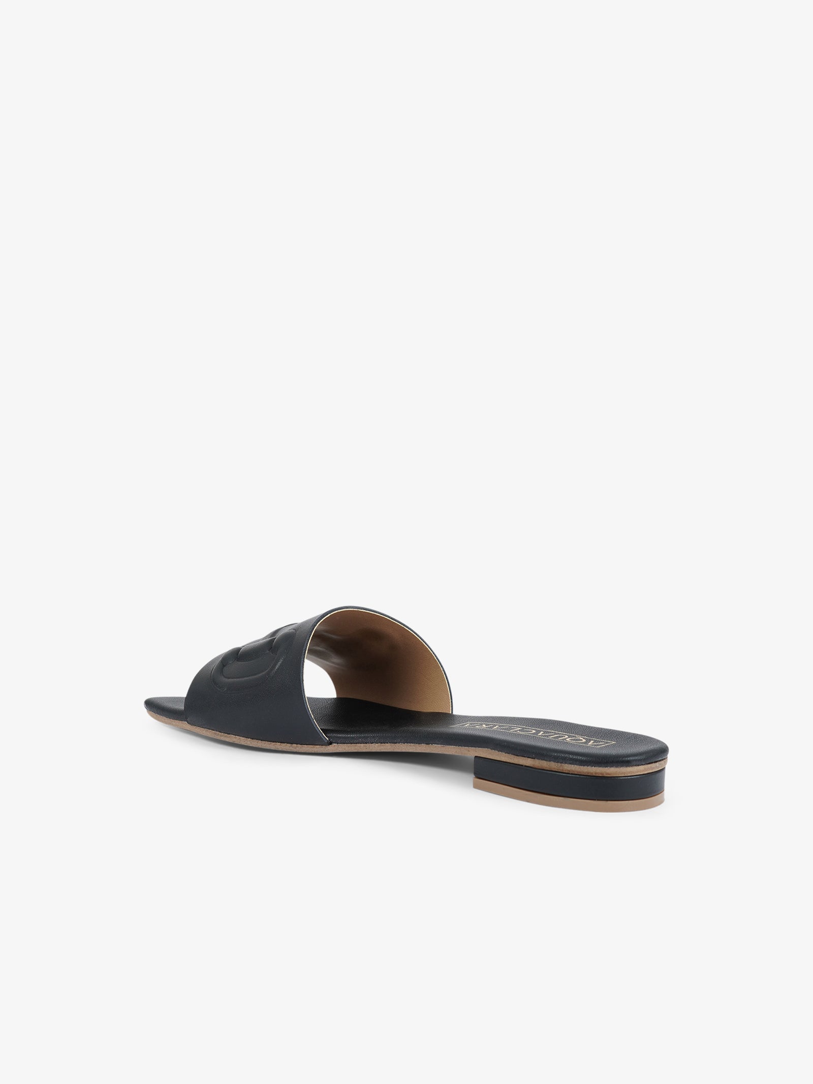AQUACLARA Sandali bassi FIRENZE-20 donna pelle nero Consegna Veloce