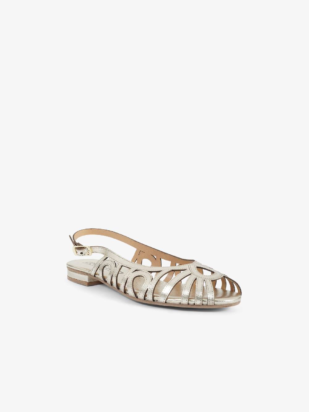 AQUACLARA Sandali bassi CAPRAIA-20 donna pelle oro Fino Al -60%