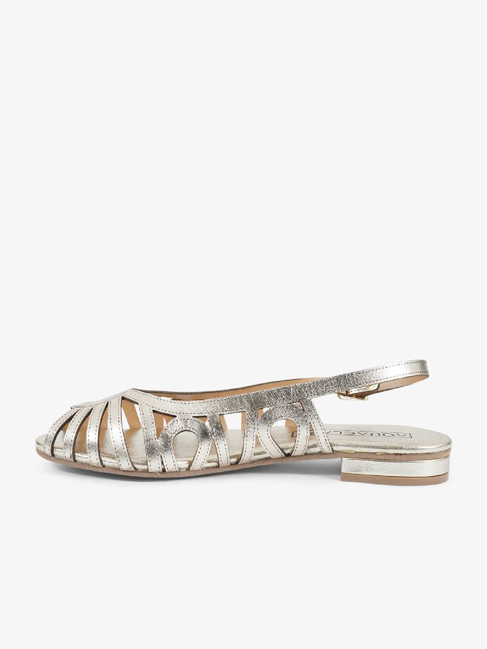 AQUACLARA Sandali bassi CAPRAIA-20 donna pelle oro Fino Al -60%