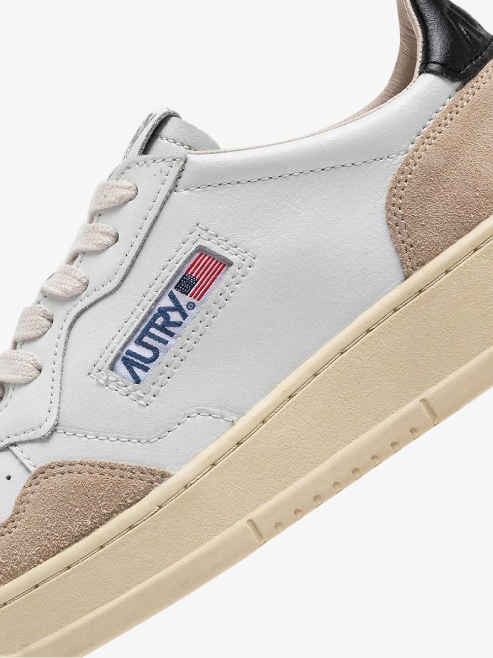 AUTRY Sneakers Medalist Low AULW donna pelle bianco Presa