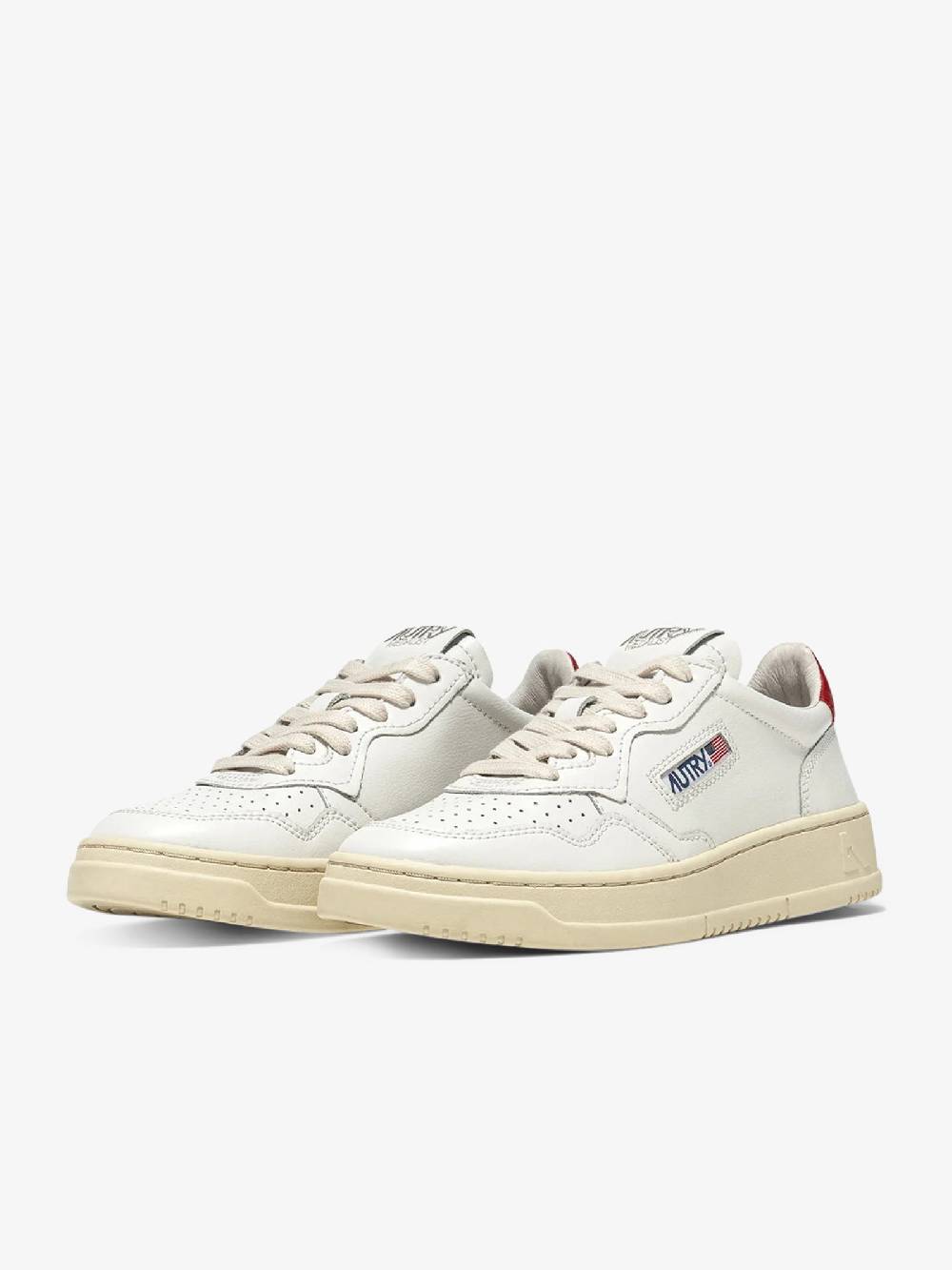 AUTRY Sneakers Medalist Low AULW donna pelle bianco Outlet