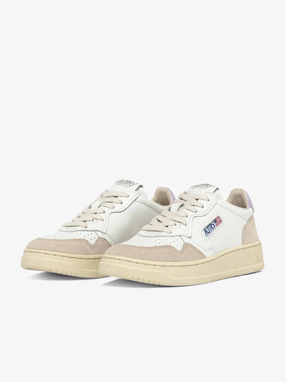 AUTRY Sneakers Medalist Low AULW donna pelle bianco In Vendita