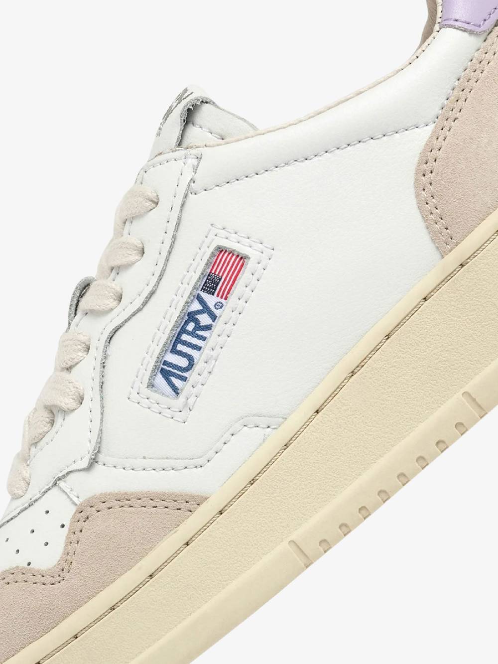 AUTRY Sneakers Medalist Low AULW donna pelle bianco In Vendita