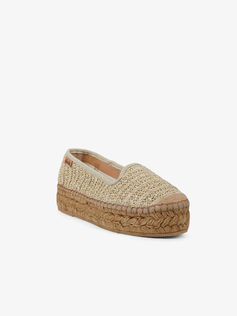 VIDORRETA Espadrillas rafia 74500RMMDT donna rafia beige Saldi